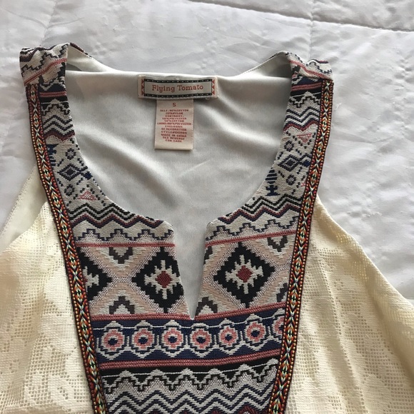 Flying Tomato Aztec and Lace dress - Picture 2 of 4